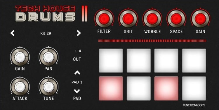 Function Loops Releases FREE Tech House Drums Plugin Function Loops Releases FREE Tech House Drums Plugin