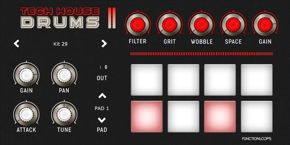 Function Loops Releases FREE Tech House Drums Plugin