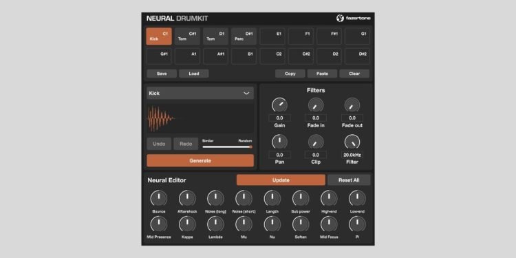 Fazertone Releases FREE AI-Powered Neural Drumkit Lite Plugin