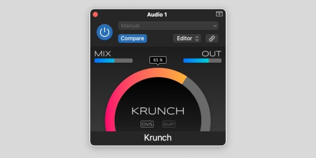 Krunch is a new FREE filter and saturation plugin by Hollance