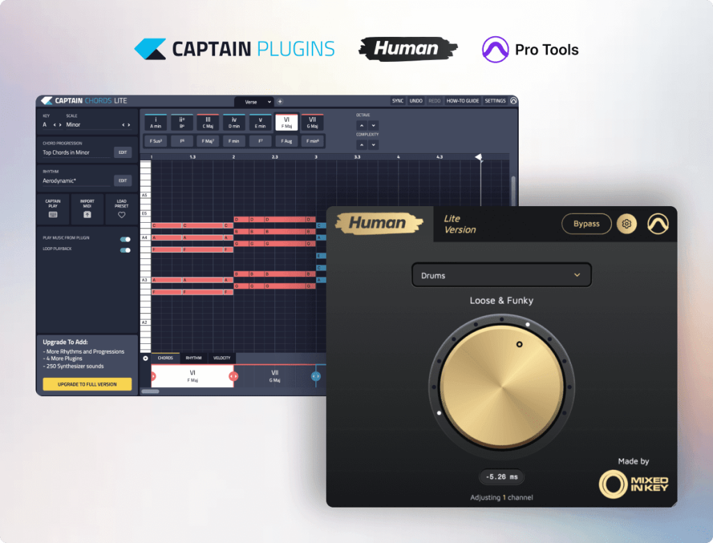 Mixed In Key releases Captain Chords Lite and Human Lite for Pro Tools