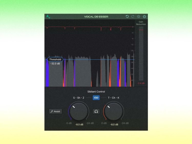Antares’ Vocal De-Esser remove undesirable “ess” sounds with help from AI Antares’ Vocal De-Esser remove undesirable “ess” sounds with help from AI