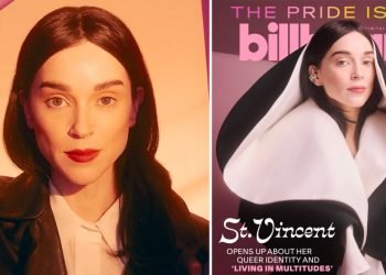 St. Vincent Stuns In Custom Bose Earbuds on Exclusive Pride Issue St. Vincent Stuns In Custom Bose Earbuds on Exclusive Pride Issue