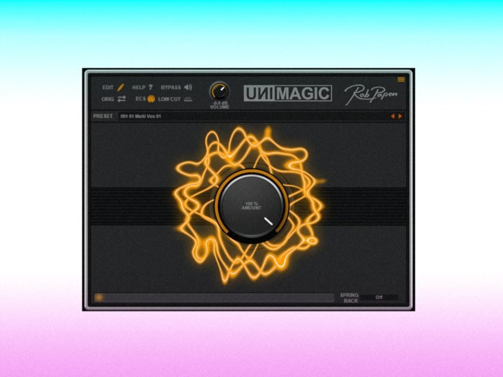 Rob Papen unveils “minimalist” one-knob plugin, UniMagic – but what does it do?