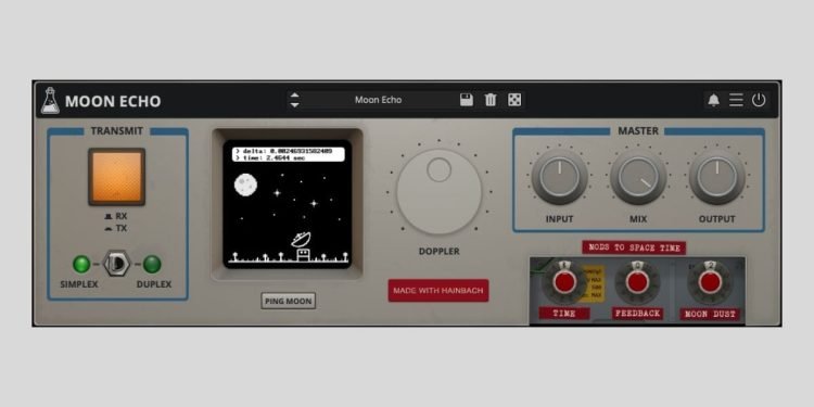 AudioThing releases FREE Moon Echo delay plugin for macOS, Windows, and Linux