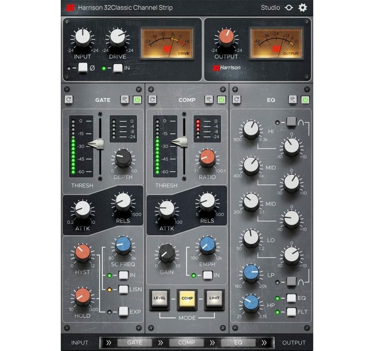 New Music Gear Monday: Harrision 32Classic Channel Strip Plugin