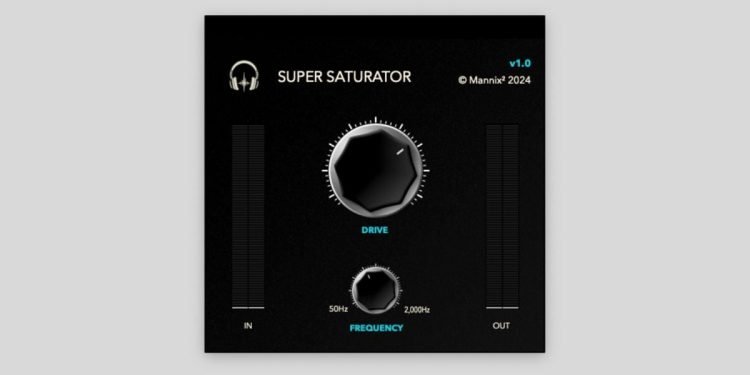 Mannix Squared releases FREE Super Saturator plugin for Windows and macOS