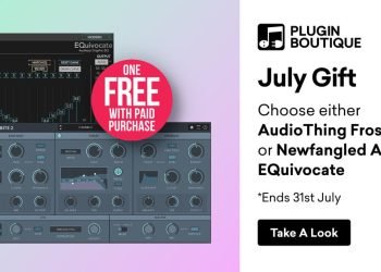 FREE AudioThing Frostbite 2 or Newfangled Audio EQuivocate with purchase at Plugin Boutique