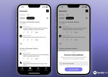 Spotify is introducing comments to its podcasts. Are music tracks next?