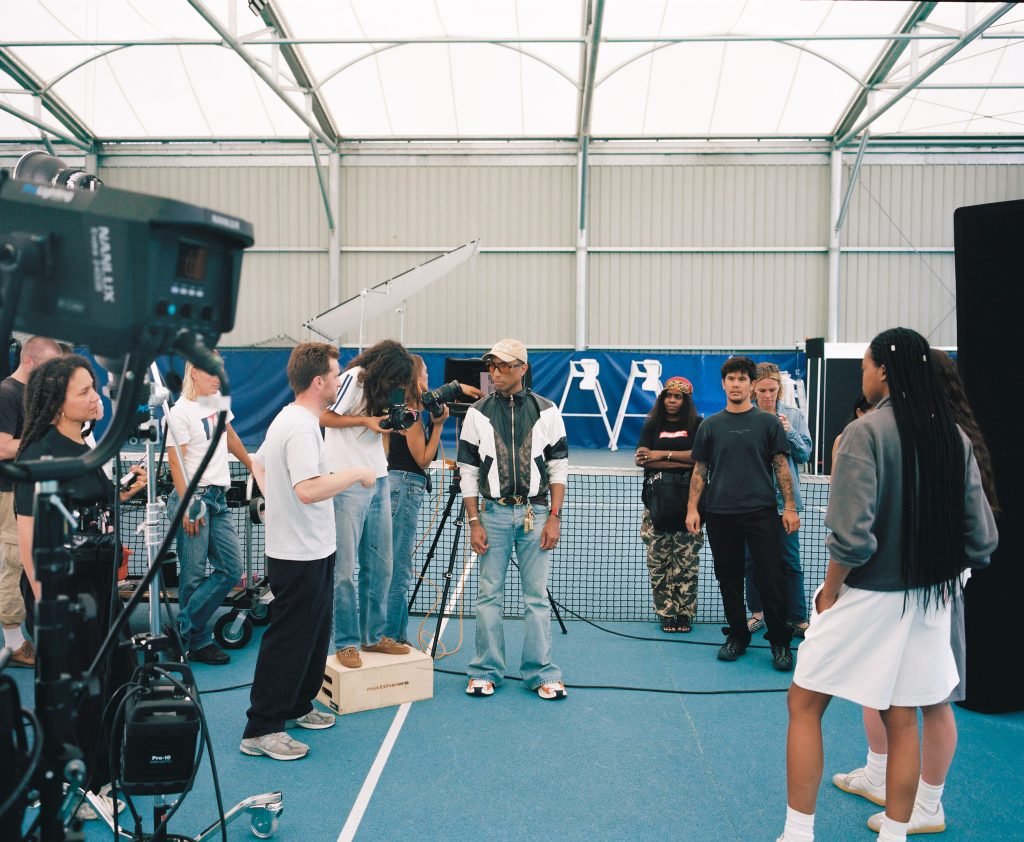 evian Partners With Pharrell Williams’ Humanrace For Tennis Collection