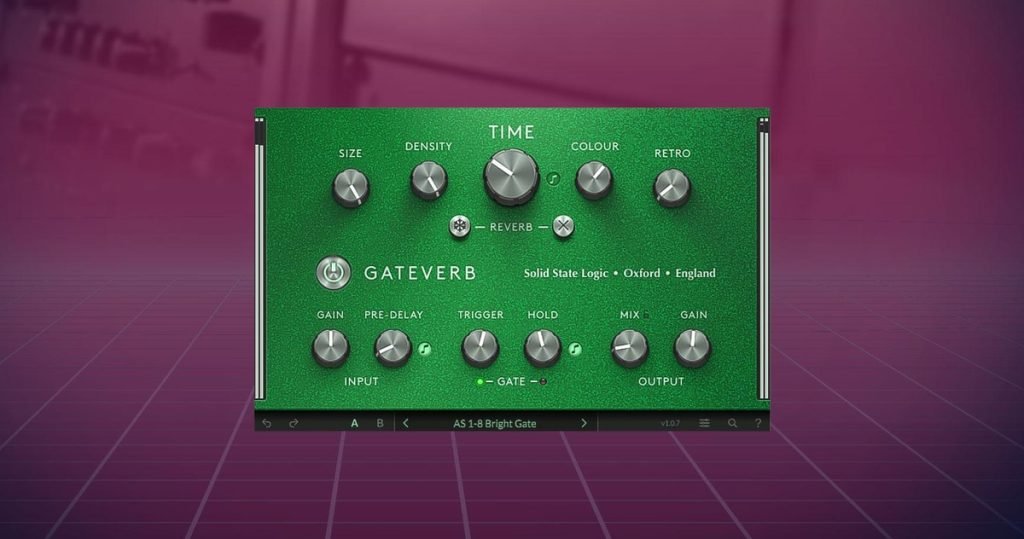 Solid State Logic releases GateVerb gated reverb effect plugin