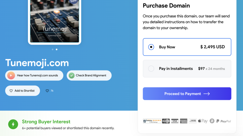 Tunemoji Domain For Sale After Burning $6.2M in Funding