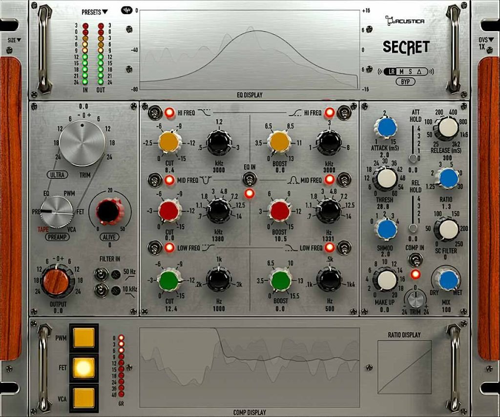 New Music Gear Monday: Acustica Secret Channel Strip Plugin