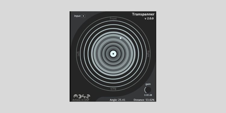 Transpanner 2 is a FREE 3D Audio Panning Plugin by Artists in DSP Transpanner 2 is a FREE 3D Audio Panning Plugin by Artists in DSP