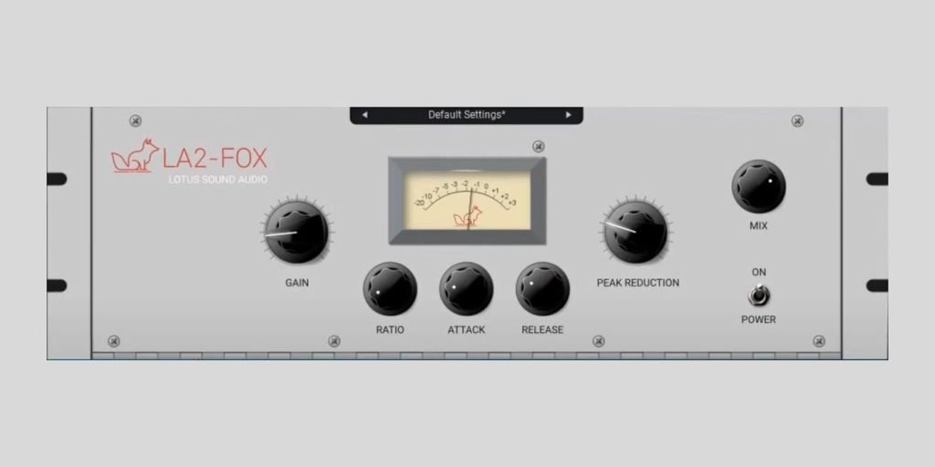 Lotus Sound Audio releases Free LA2-FOX compressor plugin