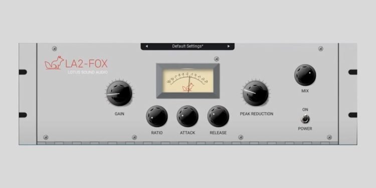 Lotus Sound Audio releases Free LA2-FOX compressor plugin Lotus Sound Audio releases Free LA2-FOX compressor plugin