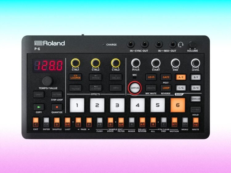 Roland’s new AIRA Compact P-6 offers high-quality sampling on-the-go