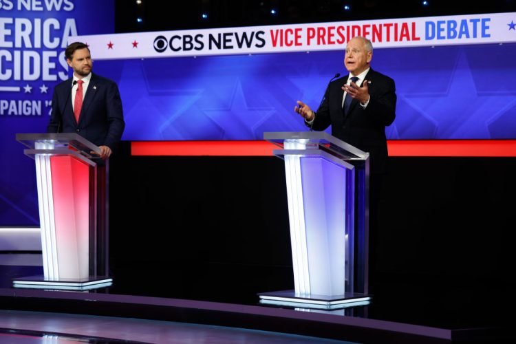 Tim Walz & JD Vance Clash In Testy Vice Presidential Debate Tim Walz & JD Vance Clash In Testy Vice Presidential Debate