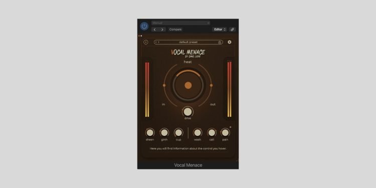 Chris Liepe releases FREE Vocal Menace all-in-one vocal processor Chris Liepe releases FREE Vocal Menace all-in-one vocal processor