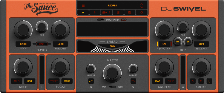 Save 80% on The Sauce vocal effect plugin by DJ Swivel Save 80% on The Sauce vocal effect plugin by DJ Swivel