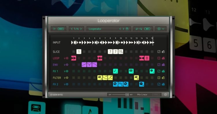 Looperator multi-effect sequencer plugin by Sugar Bytes on sale for $69 USD
