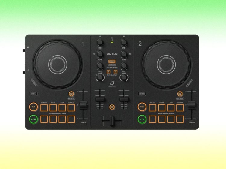 AlphaTheta’s new DDJ-FLX2 DJ controller is aimed squarely at beginners