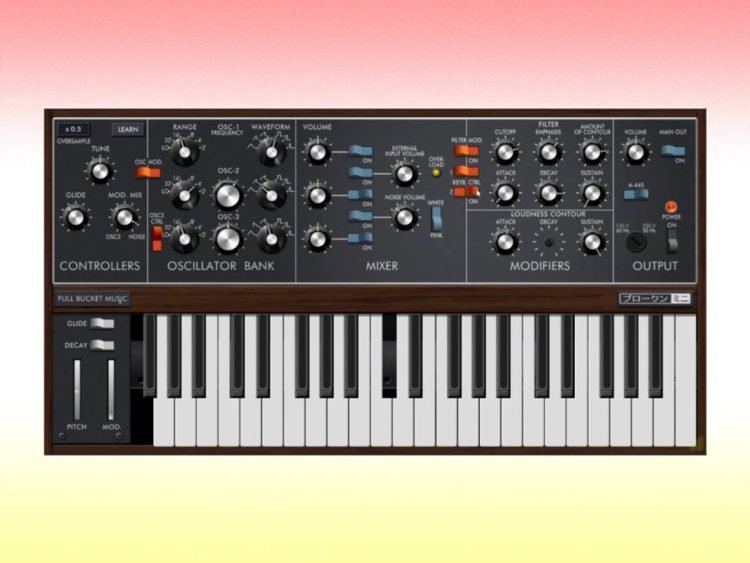 This Minimoog emulation is free and totally bugged out – by design This Minimoog emulation is free and totally bugged out – by design