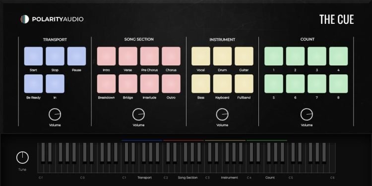 The Cue by Polarity Audio is a FREE audio cue sequencer