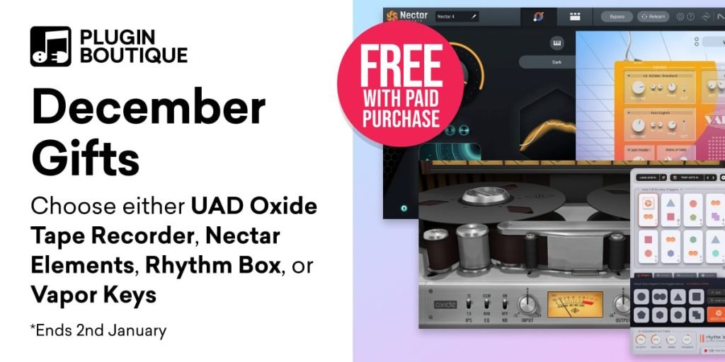 Get FREE Oxide Tape, Vapor Keys, Nectar Elements, or Rhythm Box With Any Purchase