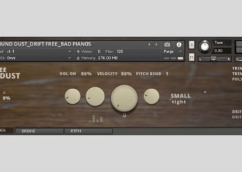 Sound Dust releases Drift Free – Bad Pianos, a FREE wonky-tonk piano for Kontakt