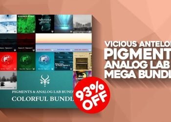 Save 93% on Colorful Bundle for Pigments & Analog Lab V