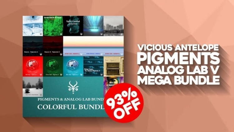 Save 93% on Colorful Bundle for Pigments & Analog Lab V Save 93% on Colorful Bundle for Pigments & Analog Lab V