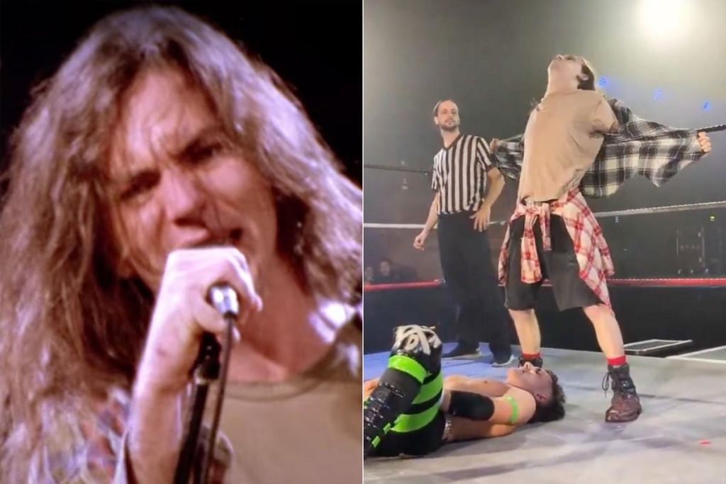 Grunge-Themed Wrestler Changes Classic Lyrics for Entrance Theme