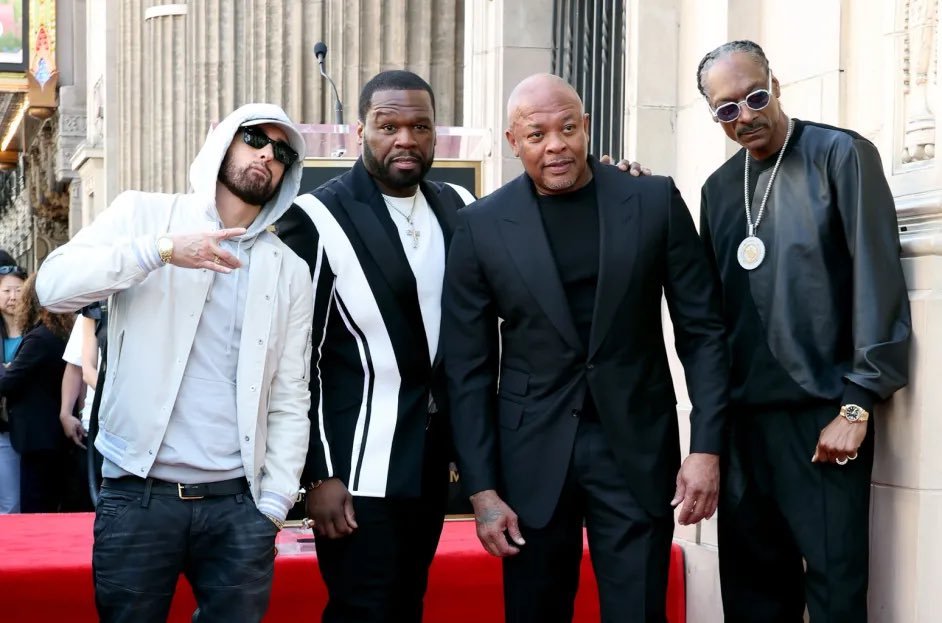 Snoop Dogg, Dr. Dre, 50 Cent & Eminem Team Up on New Song ‘Gunz N Smoke’: Listen