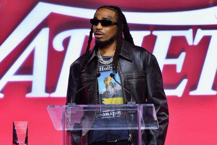 Quavo Earns Humanitarian of the Year Award for Gun Violence Advocacy Quavo Earns Humanitarian of the Year Award for Gun Violence Advocacy