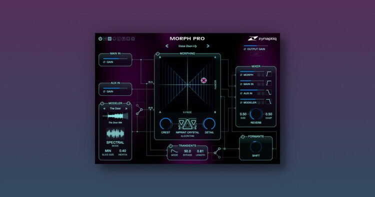 Morph 3 Pro audio morphing plugin by Zynaptiq on sale from $99 USD Morph 3 Pro audio morphing plugin by Zynaptiq on sale from $99 USD