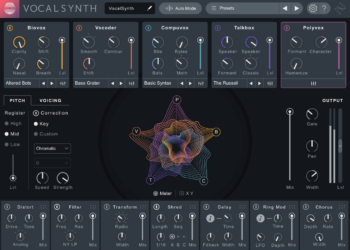 VocalSynth 2 plugin by iZotope on sale for $49 USD