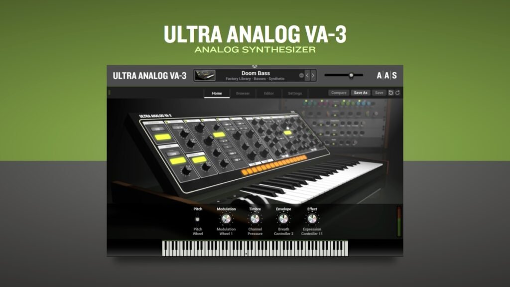 Save 50% on Ultra Analog VA-3 synthesizer by Applied Acoustics Systems