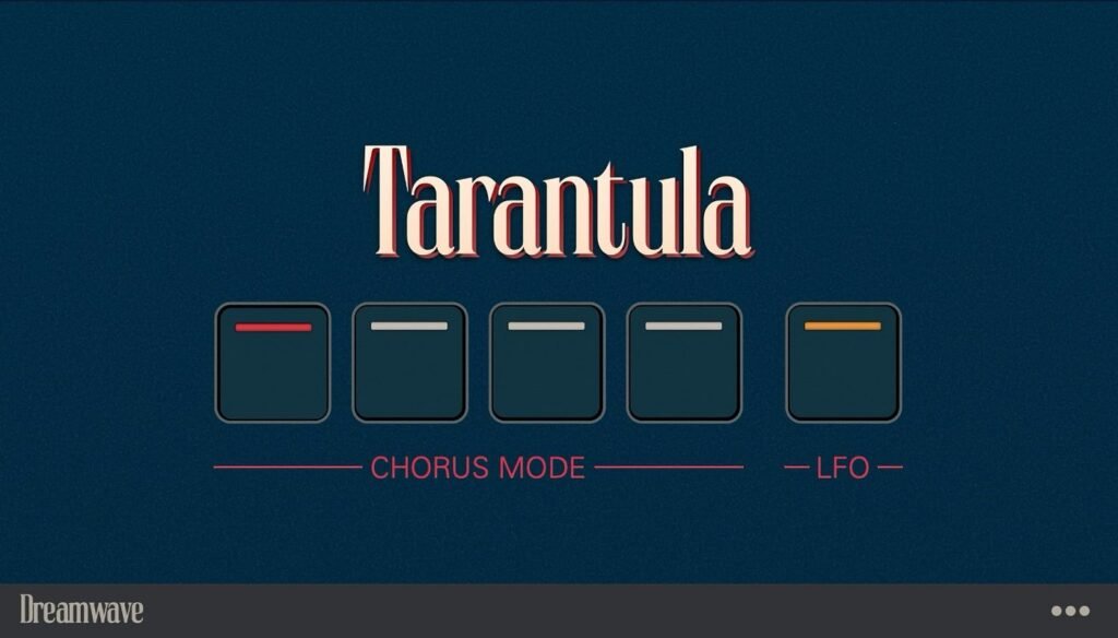 Dreamwave releases FREE Tarantula classic chorus plugin