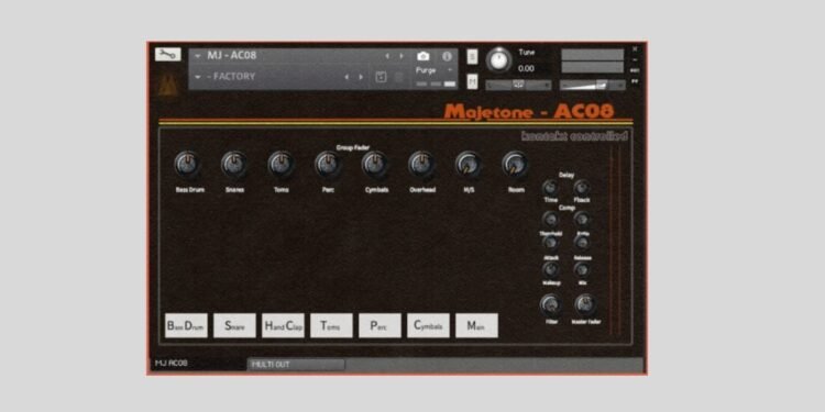 Majetone’s AC08 acoustic 808-style Kontakt Drum Sampler is Currently FREE Majetone’s AC08 acoustic 808-style Kontakt Drum Sampler is Currently FREE