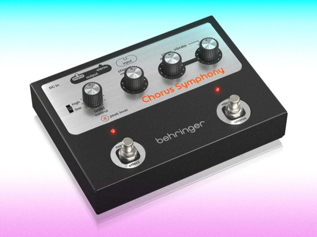 Behringer's Chorus Symphony pedal revives “thick, syrupy sound” from the 1970s Behringer's Chorus Symphony pedal revives “thick, syrupy sound” from the 1970s