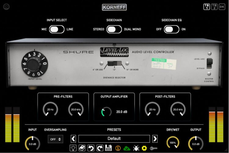 New Music Gear Monday: Korneff Audio Level-Loc Plugin New Music Gear Monday: Korneff Audio Level-Loc Plugin