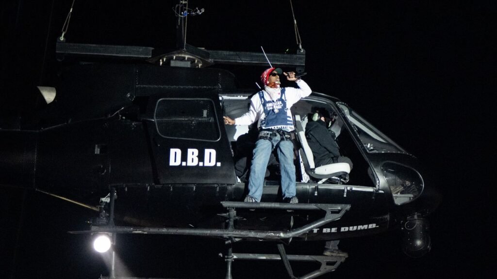 Watch A$AP Rocky Debut New Song, Jump Out of Helicopter at Rolling Loud California 2025 Watch A$AP Rocky Debut New Song, Jump Out of Helicopter at Rolling Loud California 2025