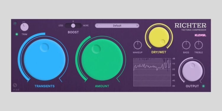 Klevgrand’s Richter Tectonic Compressor is Now FREE for a Limited Time Klevgrand’s Richter Tectonic Compressor is Now FREE for a Limited Time