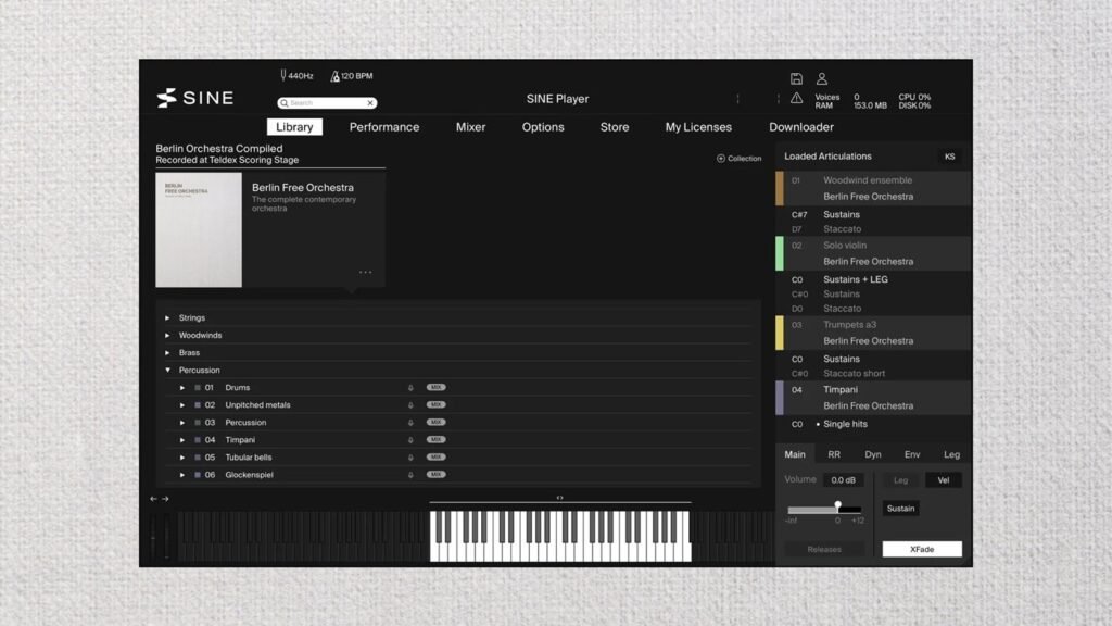 Orchestral Tools releases Berlin Free Orchestra for SINE Player
