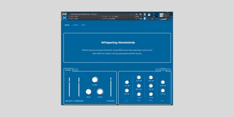 Sonixinema releases FREE Whispering Woodwinds ensemble for Kontakt Player
