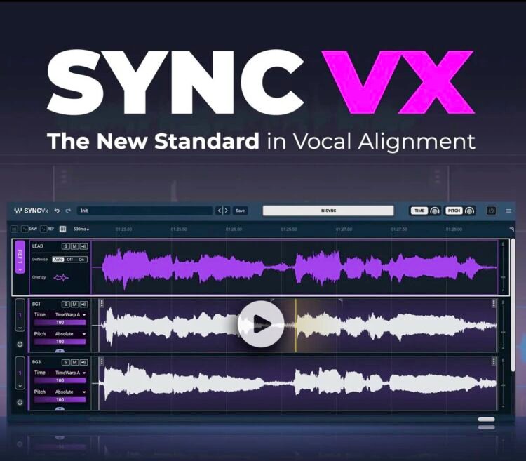 New Music Gear Monday: Waves Sync-VX Vocal Alignment Plugin