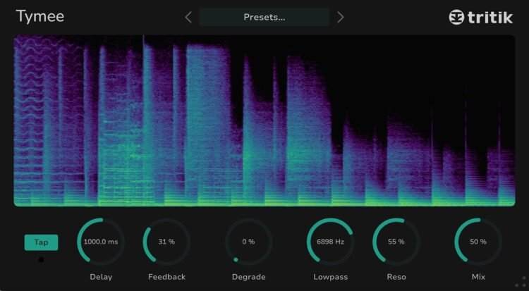 Tritik releases Tymee, a FREE delay plugin for macOS and Windows