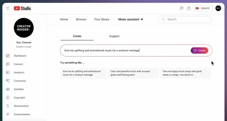 YouTube launches AI music tool that makes copyright-free video soundtracks YouTube launches AI music tool that makes copyright-free video soundtracks