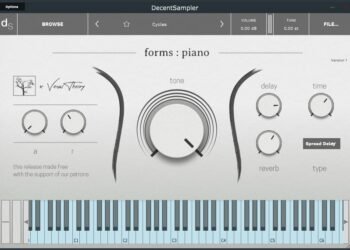 Venus Theory releases forms:piano, a FREE emotive piano library for Decent Sampler